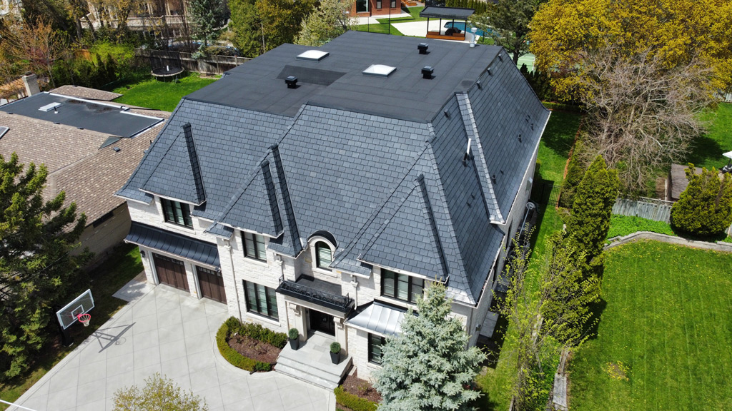 Polysand Synthetic  Slate roofing tile