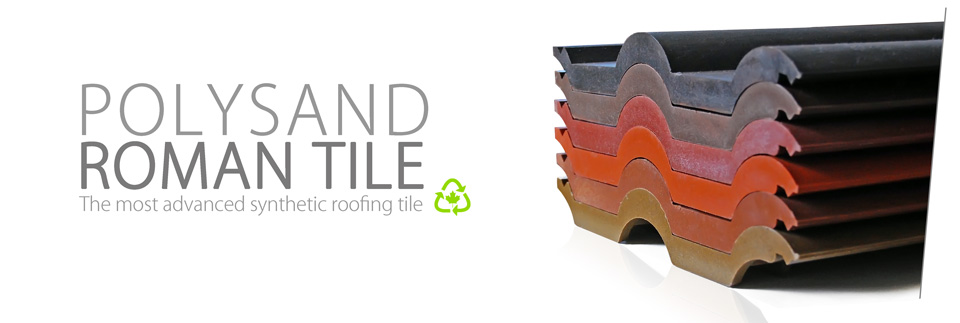 Polysand synthetic Roman Roofing Tile 