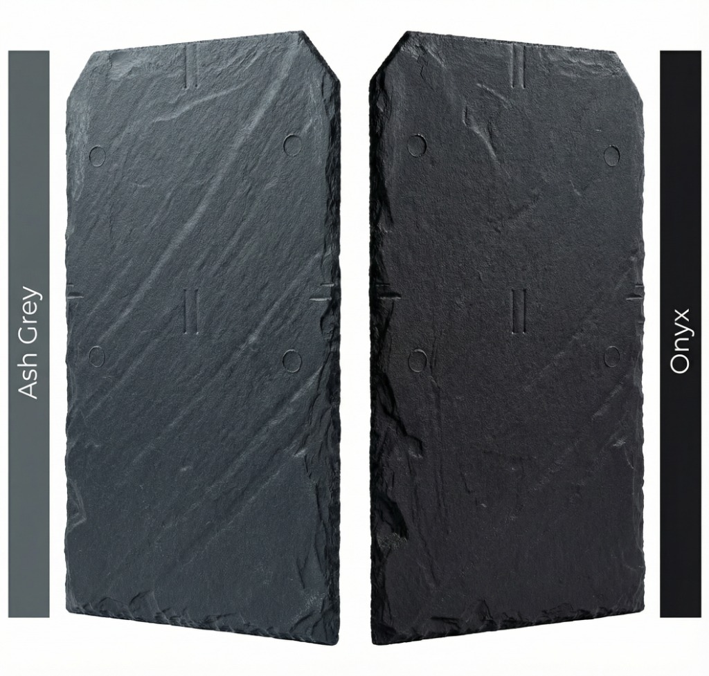 Slate Color Palette: Ash Grey and Onyx