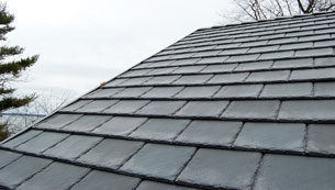 Polysand Slate Roofing Tile.