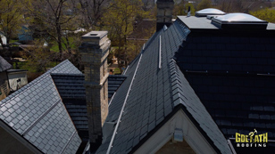 Polysand Synthetic Slate Roofing Tile. 